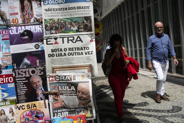 El triunfo de Luiz Inácio Lula Da Silva en los diarios más importantes de Brasil.