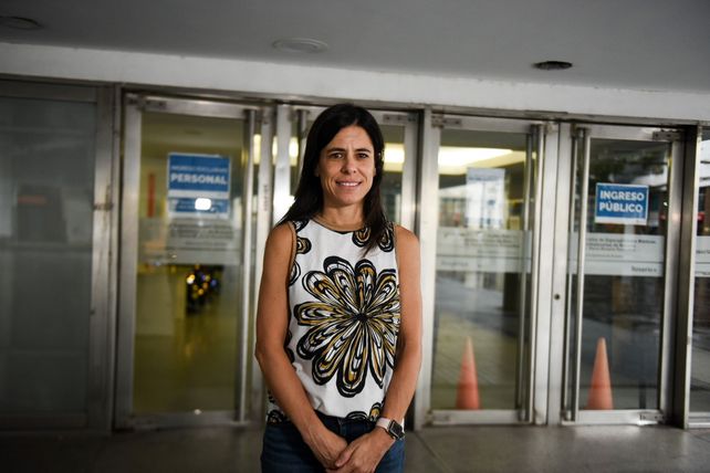 La secretaria municipal y candidata a concejala Carolina Labayrú.