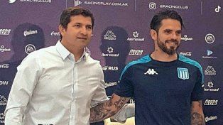 El manager de Racing, Rubén Capria, salió a respaldar a Fernando Gago, inmerso en un presente adverso.