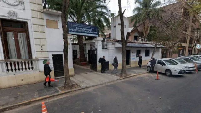 Sede de la Policía Federal en Rosario.