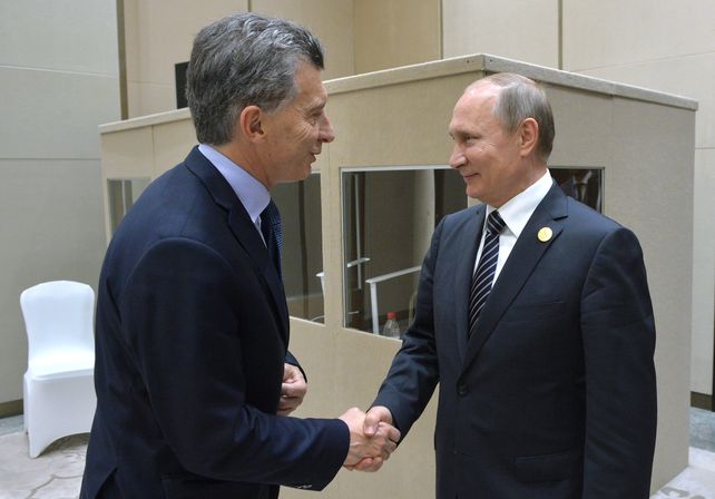 Pragmatismo. Macri incluyó al líder ruso