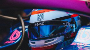 Franco Colapinto, en el habitáculo de su Alpine. En Silverstone el equipo tratará de mejorar la pobre imagen de Austria.