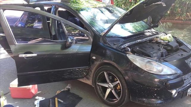El vehículo. Quiso entrar a la Residencia de Olivos y fue arrestado.&nbsp;