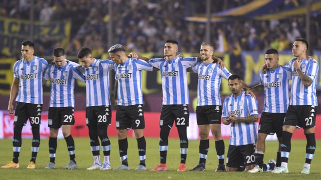 Racing luego de algunos golpes