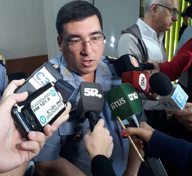 Seguro. Marcelo Villanúa en plena conferencia de prensa.&nbsp;