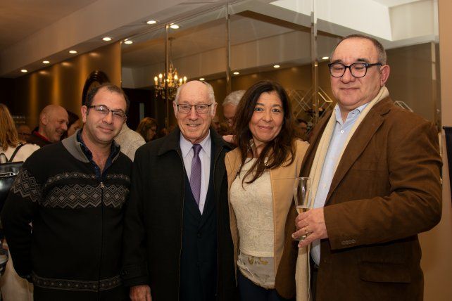 Martín Negri, Ernesto Pangia, Carina Marzullo y Edgardo Guglielmetti