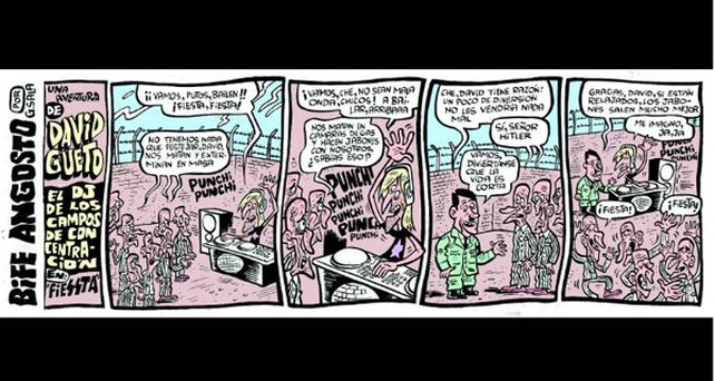 Pol&eacute;mica por una historieta que satiriza sobre el Holocausto
