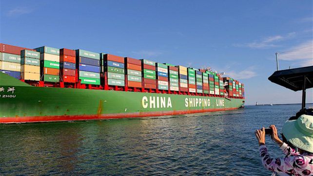 La actividad exportadora es de vital importancia para el puerto entrerriano.