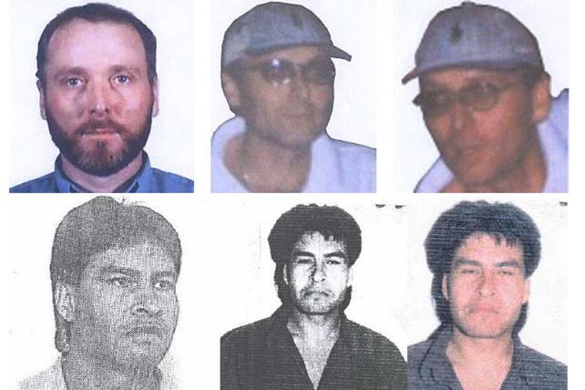 Las imágenes de los detenidos