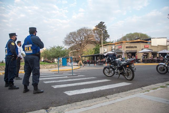 La polic&iacute;a control&oacute; los cortes de calles.&nbsp;