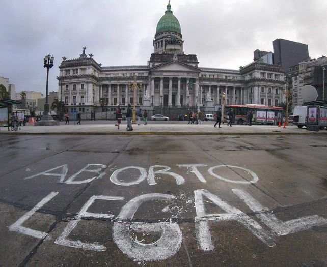 El Congreso fue el escenario del debate sobre la legalización del aborto.