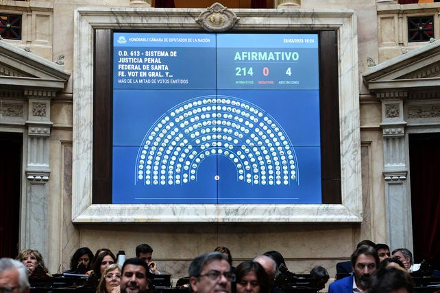 La iniciativa cosechó 214 votos positivos y cuatro abstenciones (del Frente de Izquierda).