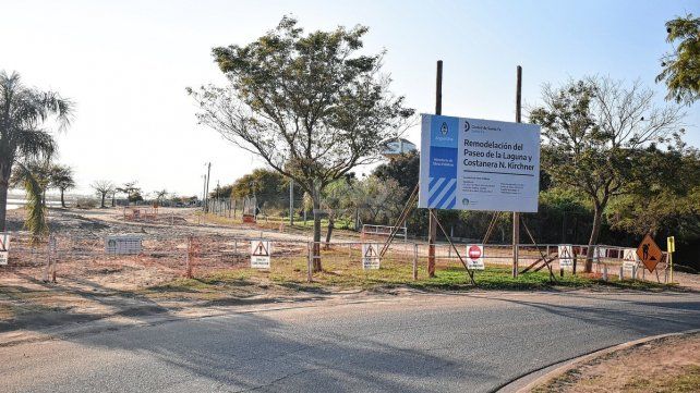 Las obras en el Paseo de la Laguna