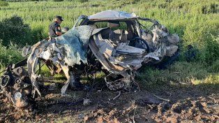 El grave choque entre un automóvil y un camión en Concepción del Uruguay ocurrió el martes por la tarde.