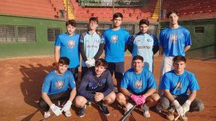 Los chicos de la Selección Argentina Sub 23 entrenando en Paraná.