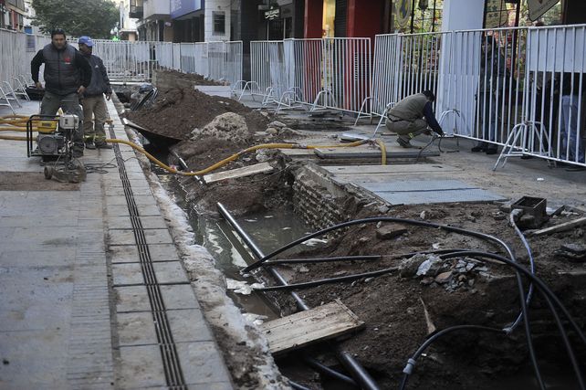 Para la realización de los trabajos se instalaron corralitos y hubo trastornos de todo tipo. Inlcuso
