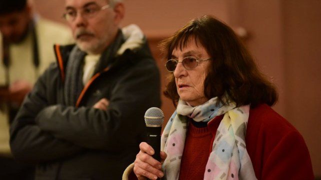 Alicia Glauser realizó un discurso contundente.&nbsp; 