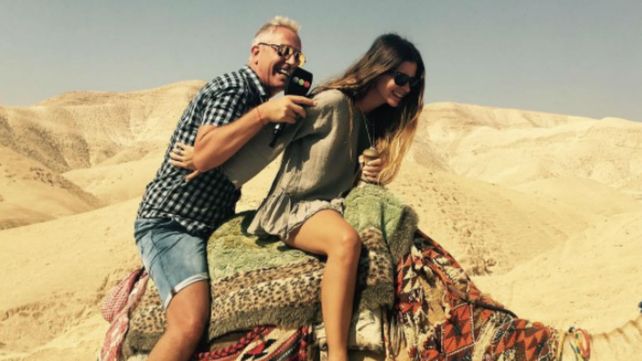La China Suárez dejó ver su pancita de cuatro meses en su viaje a Israel