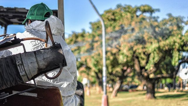 Fumigación en la ciudad de Santa Fe