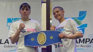 Aixa Adema, la campeona, y Cinthia González, la retadora.