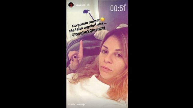 El claro mensaje a la distancia de Yanina Screpante al Pocho Lavezzi