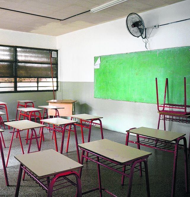 aulas vacías. El año pasado ya se habían ahorrado 200 millones de pesos.