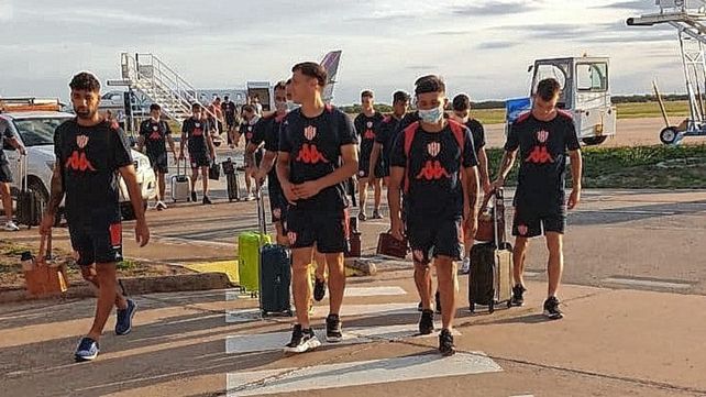 El plantel de Unión espera con centrado en Santiago del Estero el partido ante Central Córdoba.