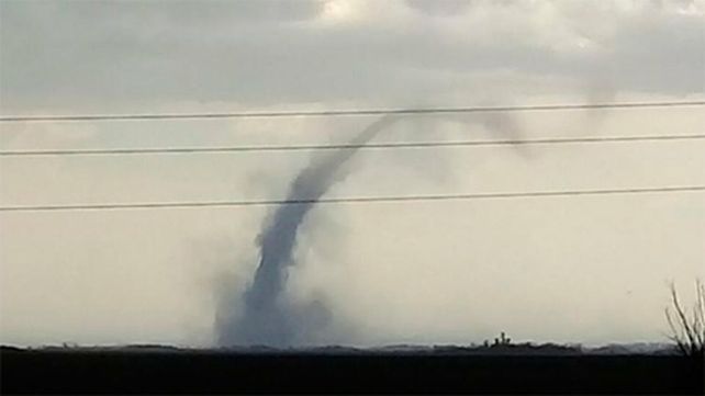 El minitornado afectó a Chucul.