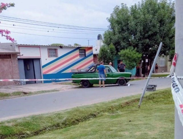 El lugar del ataque donde resultó gravemente herido el músico Mariano Pereyra.&nbsp;