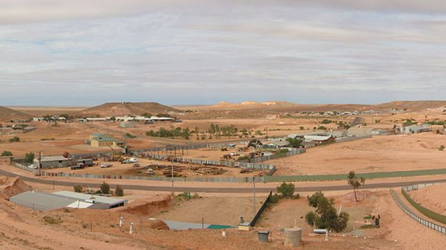 Las sorprendentes imágenes de una ciudad subterránea en medio del desierto de Australia