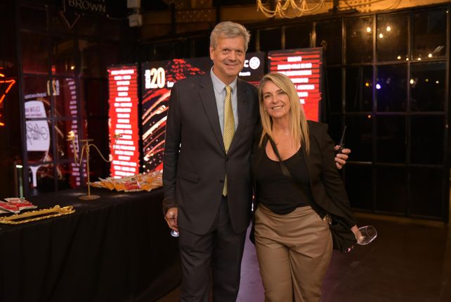 Augusto Saracco y Maria Eugenia Schmuck.