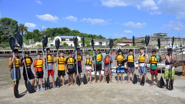 Los chicos se muestran muy contentos con realizar una actividad deportiva durante un par de meses.&nbsp;