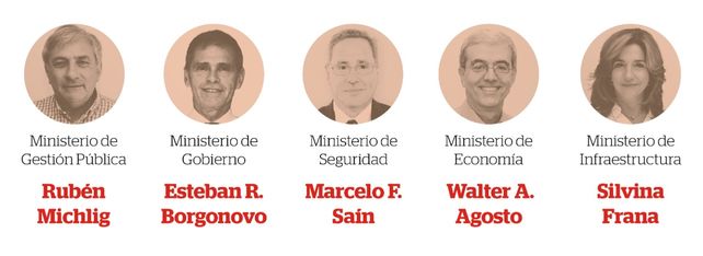 Perotti recibió los atributos de mando por parte de Miguel Lifschitz