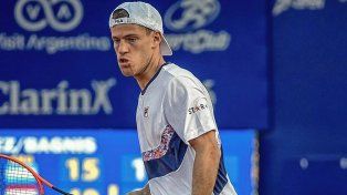 El tenista Diego Schwartzman no pudo salir del muy mal momento que atraviesa.