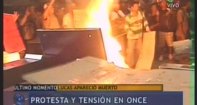 Esta noche se registraron incidentes en la estaci&oacute;n de ferrocarril de Once