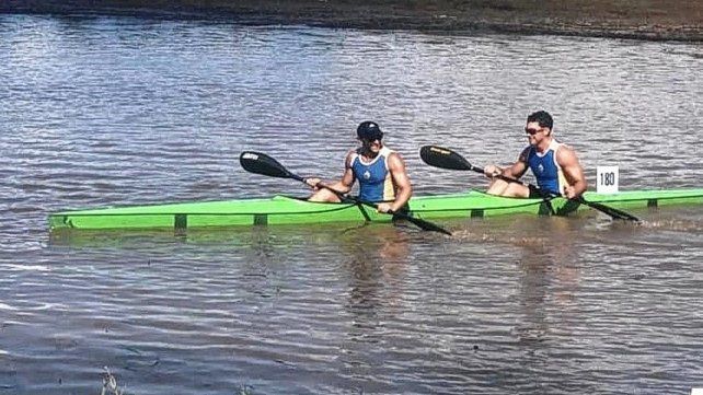 En Santa Rosa de Calchines se concretó la 1° fecha del campeonato santafesino de canotaje.