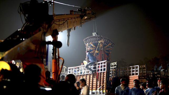 India celebra el Durga Puja, el festival en el que el bien triunfa sobre el mal