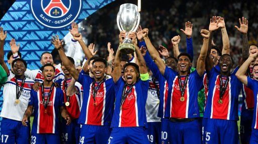 PSG le ganó 2-1 a Aston Villa y se consagró campeón de la Supercopa de Europa
