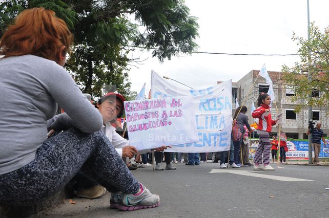 Así se vivió la jornada de paro nacional en Santa Fe.