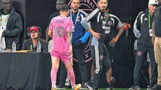 Inter Miami dio a conocer el parte médico luego de que Lionel Messi pidiera el cambio por una molestia muscular.