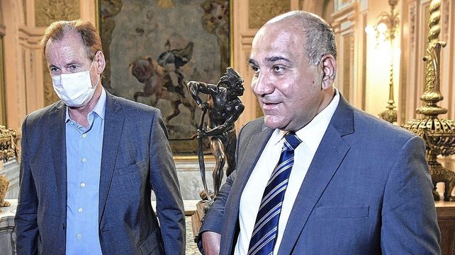 El jefe de Gabinete de la Nación acompaña al gobernador de Entre Ríos este martes