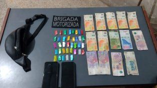 Los sorprendieron en pleno Bulevar con cocaína fraccionada para vender