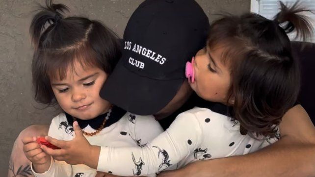 Thiago Medina celebró su reencuentro con sus hijas&nbsp;