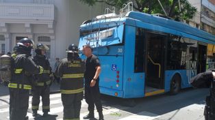 La línea K sufrió un incendio en pleno centro rosarino&nbsp;