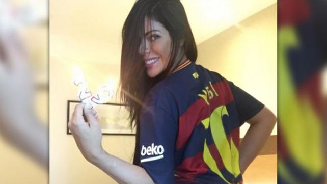 Las fotos hot de Miss Bumbum para Messi y el mensaje para Antonella