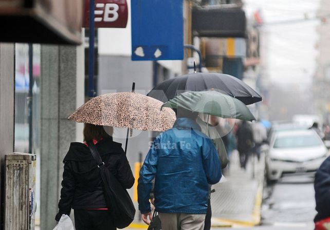 Martes con lluvia en Santa Fe