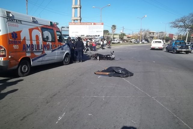 Una menor murió en un accidente en Blas Parera y Gorostiaga