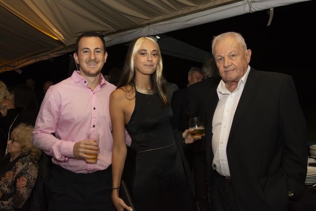 Juan Francisco La Bianca, Camila Trillo y Jorge Ortilumina.  