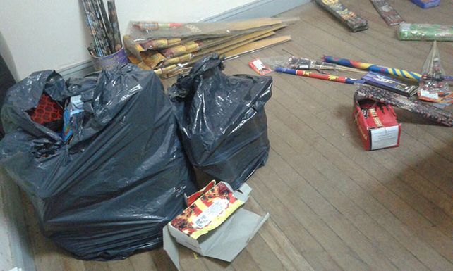 Vendían pirotecnia no habilitada