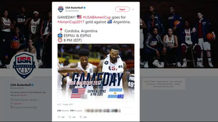 El insólito error de Estados Unidos para anunciar la final de la AmeriCup